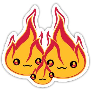 baby kind junges familie 2 freunde team paar liebe - Sticker Größe S (10 x 10 cm) - Mattweiß - Vorne
