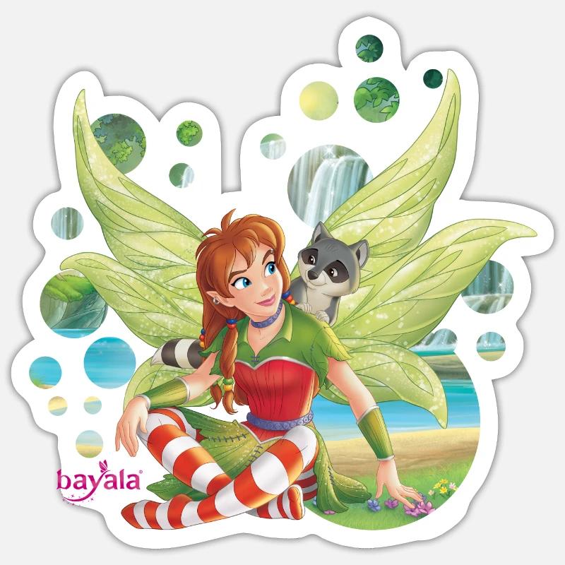 Schleich bayala Marween & Piuh - Sticker taille S (10 x 10 cm) - blanc mat
