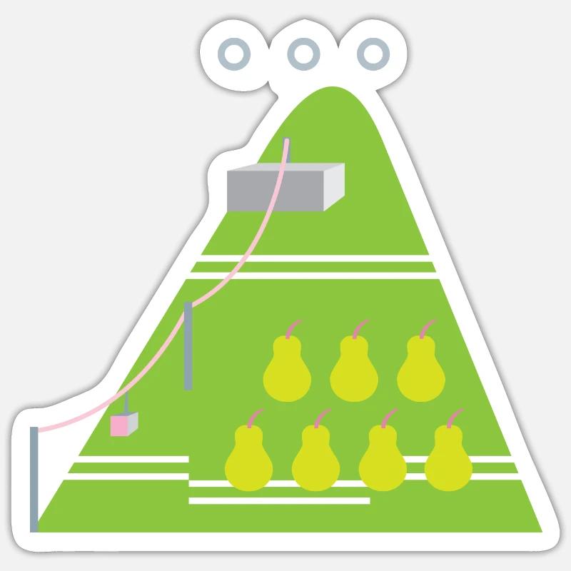 Dornbirn - Sticker size S (10 x 10 cm) - white matte