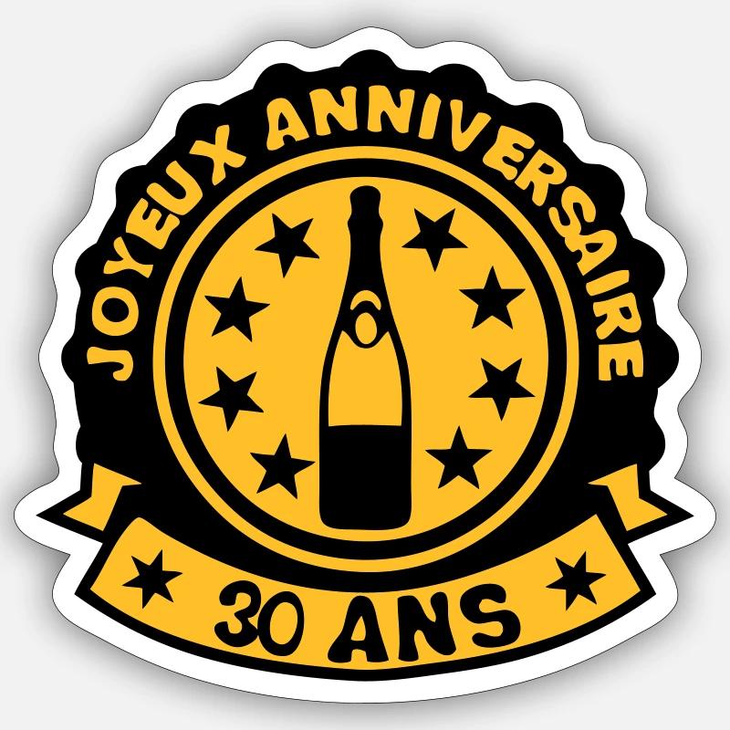 Sticker taille S (10 x 10 cm) - 