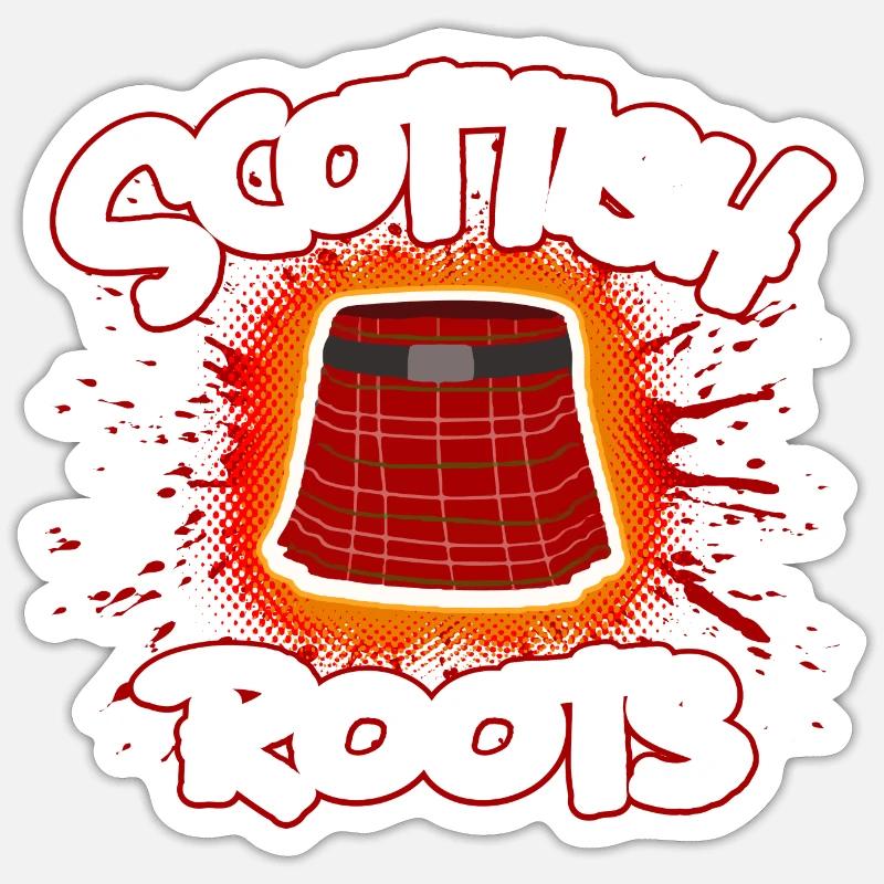 Écosse Sticker taille S (10 x 10 cm)