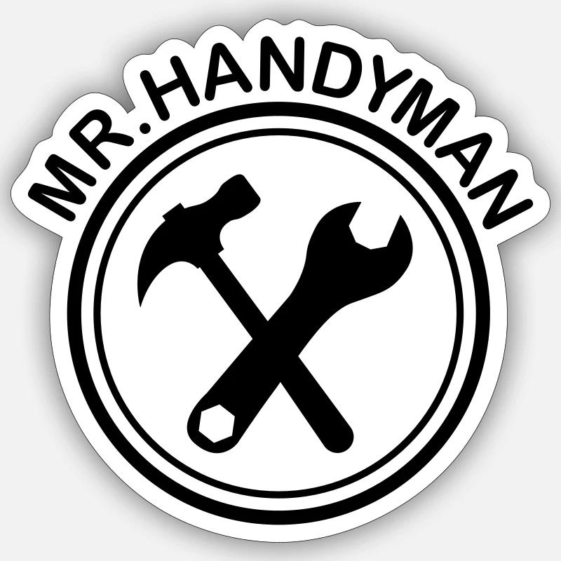 handyman Sticker size S (10 x 10 cm)