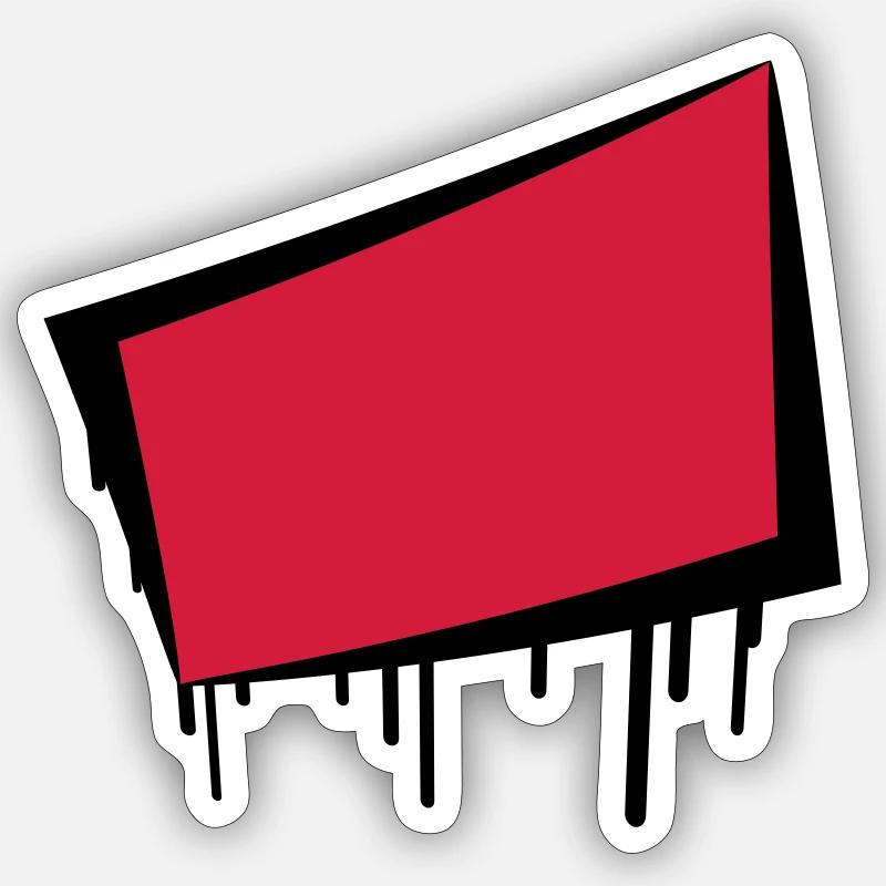 Frame - Sticker taille S (10 x 10 cm) - blanc mat