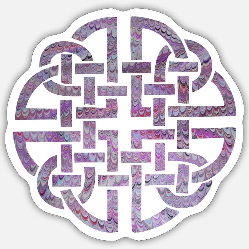 Celtic knot 8 e 62 Sticker size S (10 x 10 cm)