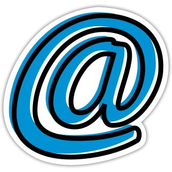 @ - Sticker size S (10 x 10 cm) - white matte - Front