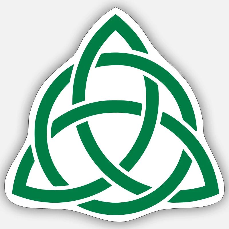 Celtic knot - Sticker taille S (10 x 10 cm) - blanc mat