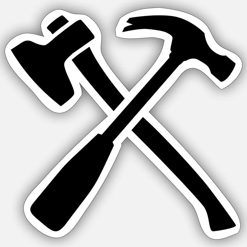 Tools Sticker size S (10 x 10 cm)