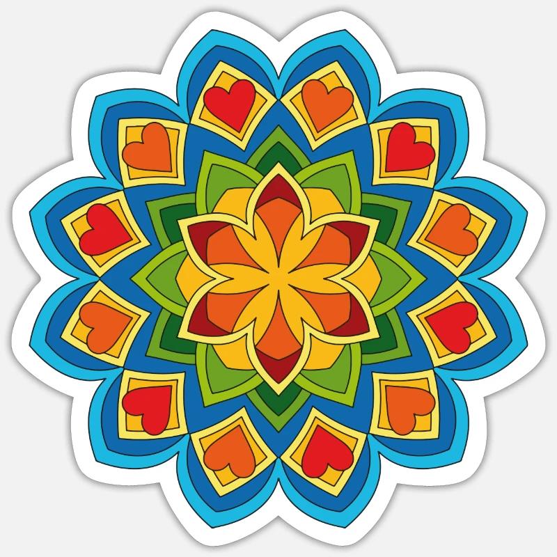 Coeurs de la Saint-Valentin Sticker taille S (10 x 10 cm)