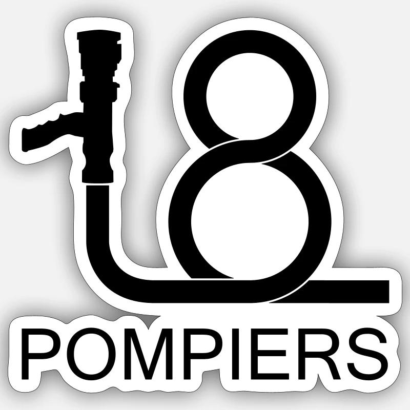 lance_18_2 Sticker taille S (10 x 10 cm)