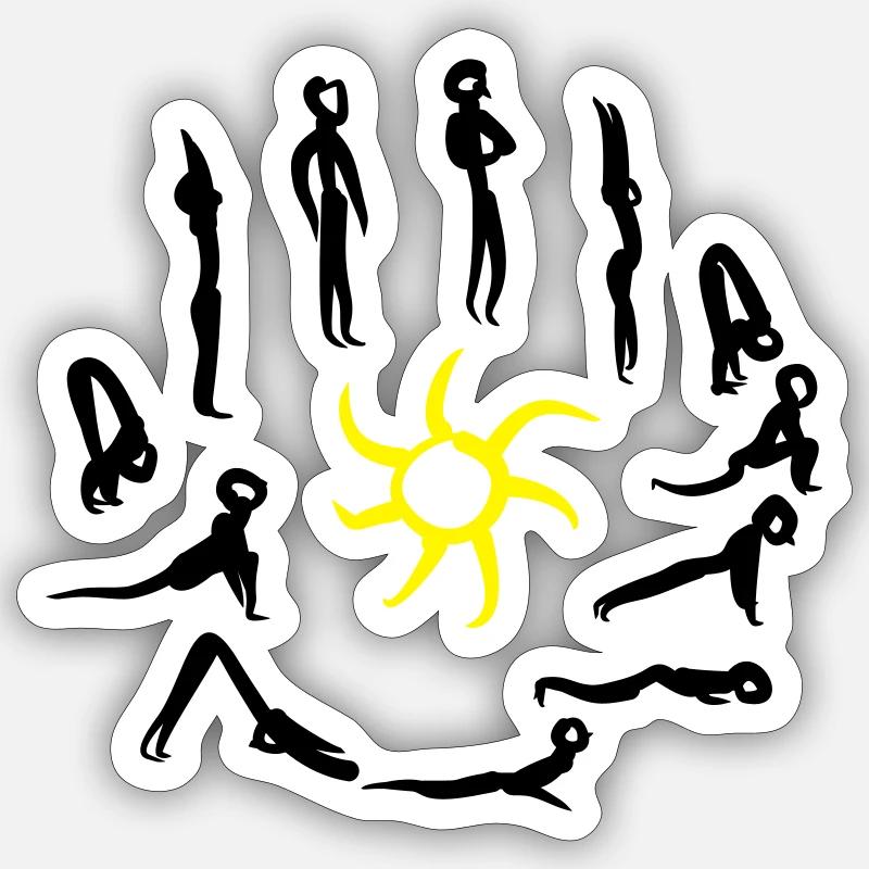 Sticker Größe S (10 x 10 cm) - 