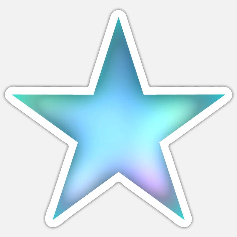 Star Sticker size S (10 x 10 cm)