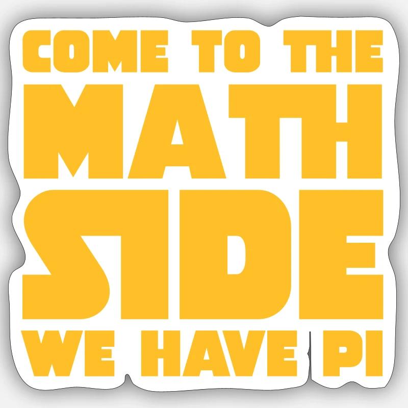 Come To The Math Side Sticker taille S (10 x 10 cm)