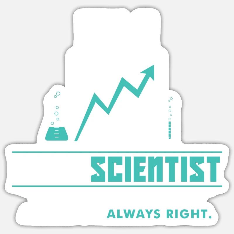 Data Scientist Données Science Scientifique Sticker taille S (10 x 10 cm)