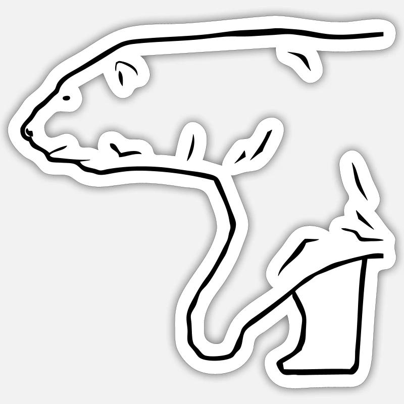 Sticker Größe S (10 x 10 cm) - 