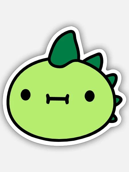  - Sticker size S (10 x 10 cm) - white matte