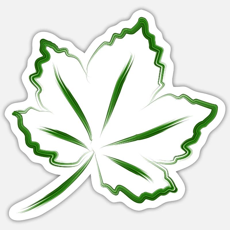 leaf Sticker size S (10 x 10 cm)