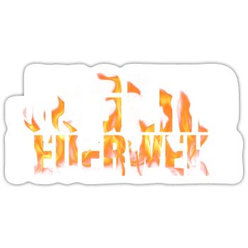 Jugendfeuerwehr feuer - Sticker Größe S (10 x 10 cm) - Mattweiß - Vorne
