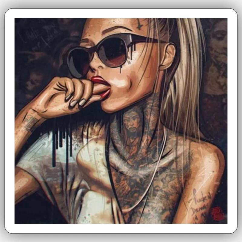 Sticker Größe S (10 x 10 cm) - 