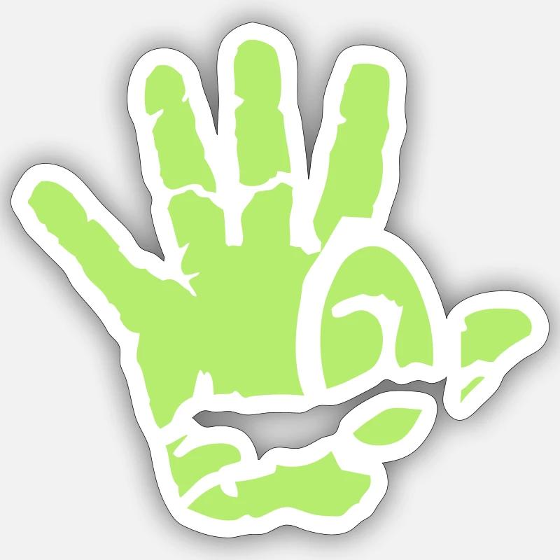 main agility Sticker taille S (10 x 10 cm)