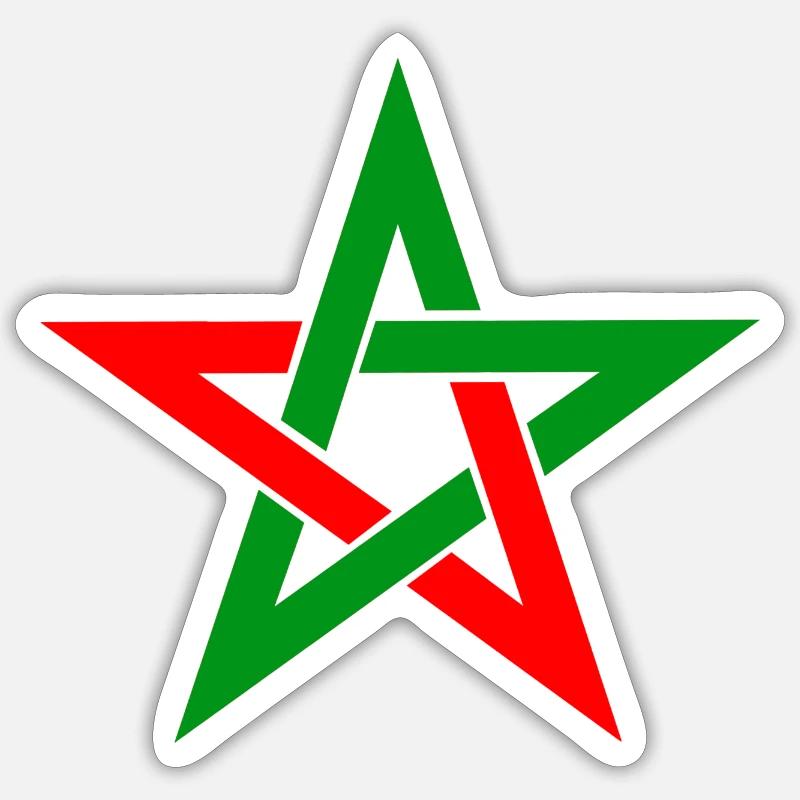 Moroccan star Sticker size S (10 x 10 cm)