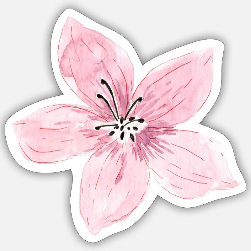 Blüte Sticker Größe S (10 x 10 cm)