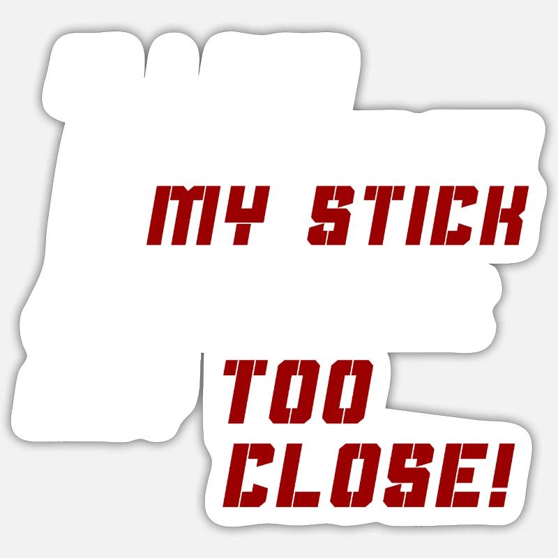 Keep Your Distance - Sticker Größe S (10 x 10 cm) - Mattweiß