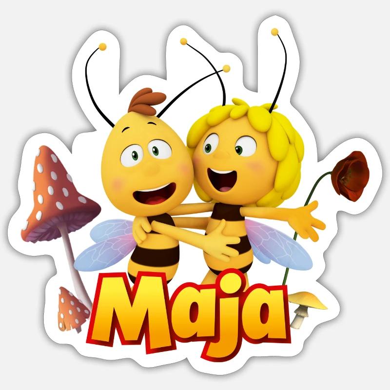 Biene Maja Freundschaft Mit Willi Sticker Größe S (10 x 10 cm)