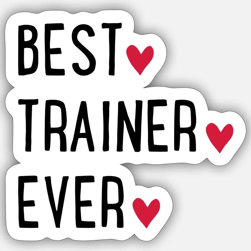 Trainer Sticker size S (10 x 10 cm)