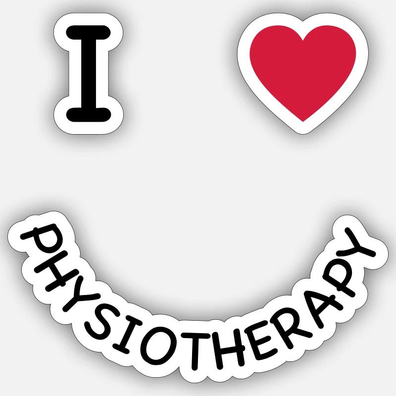 physiotherapy Sticker size S (10 x 10 cm)