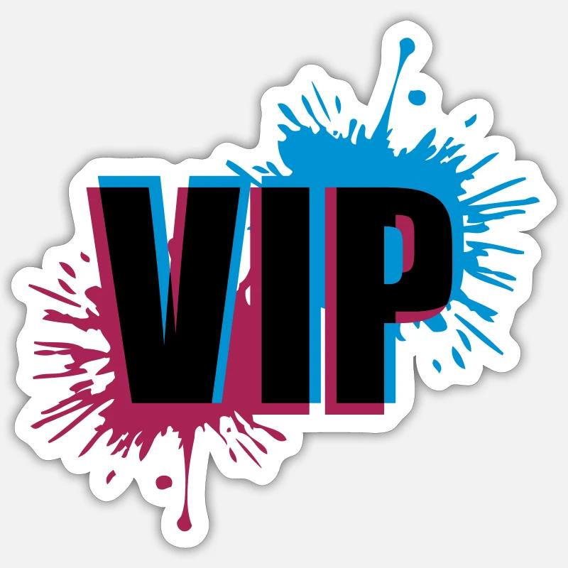 VIP 3D Effekt Sticker Größe S (10 x 10 cm)