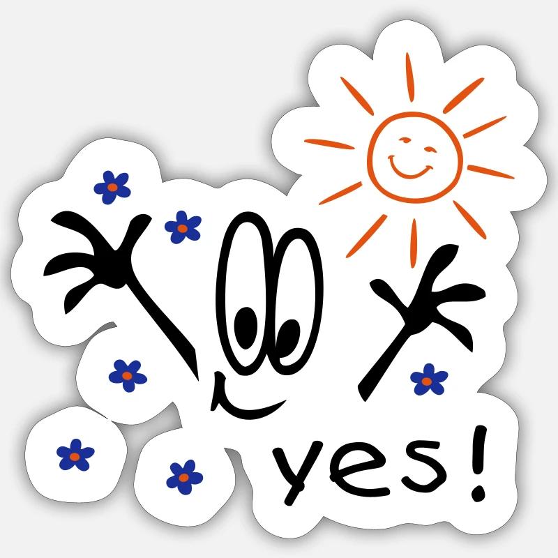Sticker Größe S (10 x 10 cm) - 
