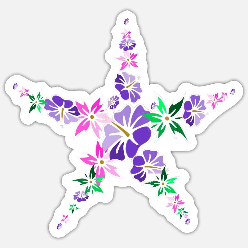 polynésie Sticker taille S (10 x 10 cm)