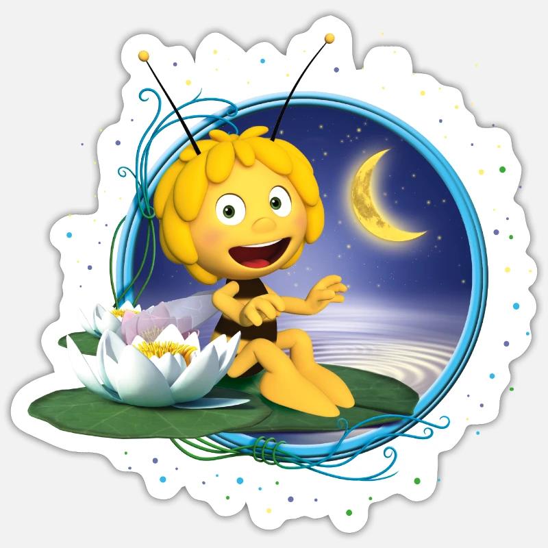 Maya The Bee Moonlight Sticker size S (10 x 10 cm)
