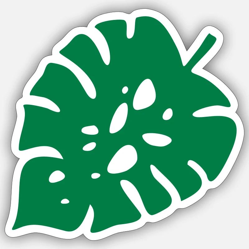 Leaves Sticker size S (10 x 10 cm)