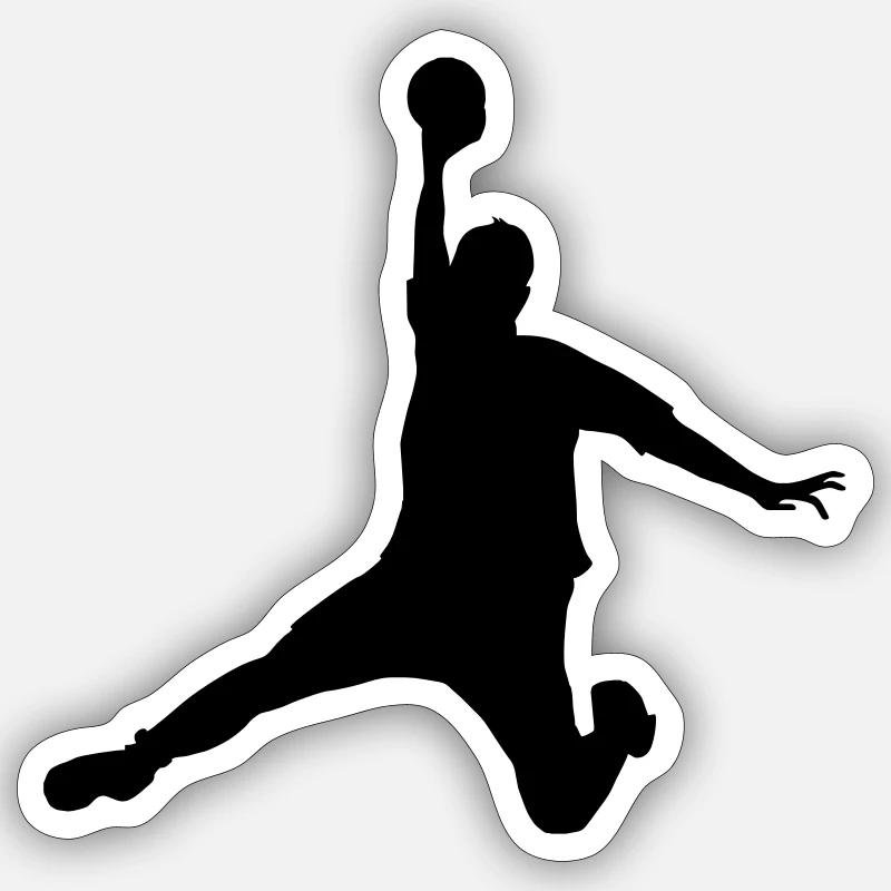 BALLE À LA MAIN Sticker taille S (10 x 10 cm)