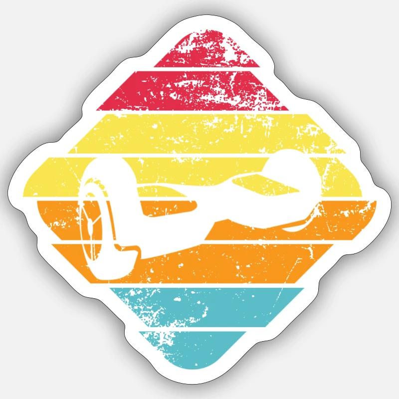 Hoverboard Sticker size S (10 x 10 cm)