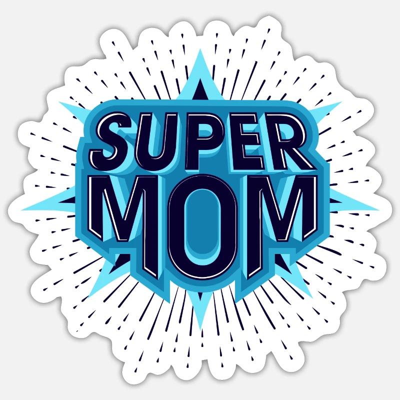 Mutter - Sticker Größe S (10 x 10 cm) - Mattweiß