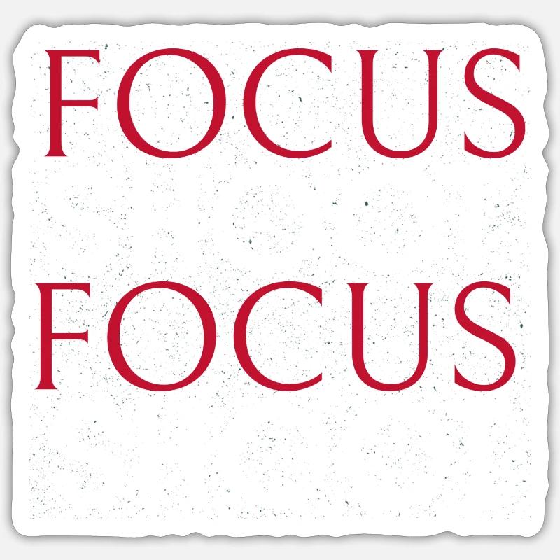 Practical Shooting - Focus Shoot Focus Shoot Sticker size S (10 x 10 cm)