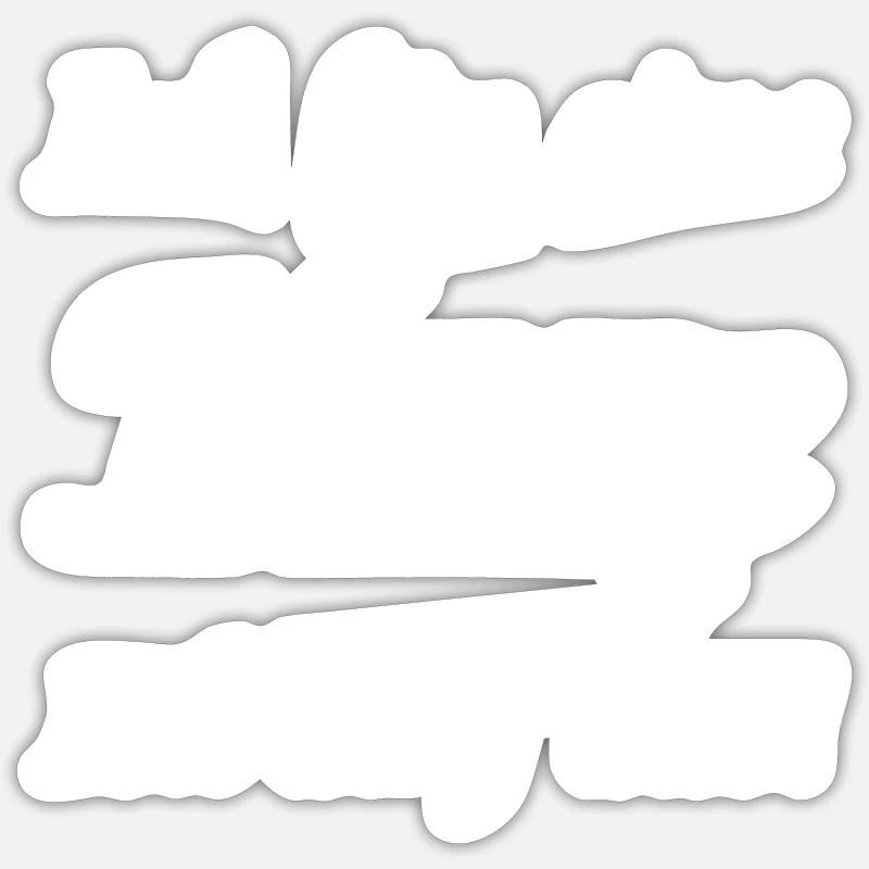 Ich bin eine Hexe Ich darf das! Sticker Größe S (10 x 10 cm)