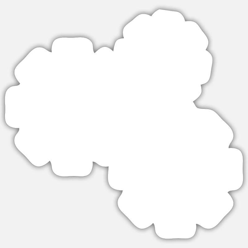 Zahnräder Sticker Größe S (10 x 10 cm)