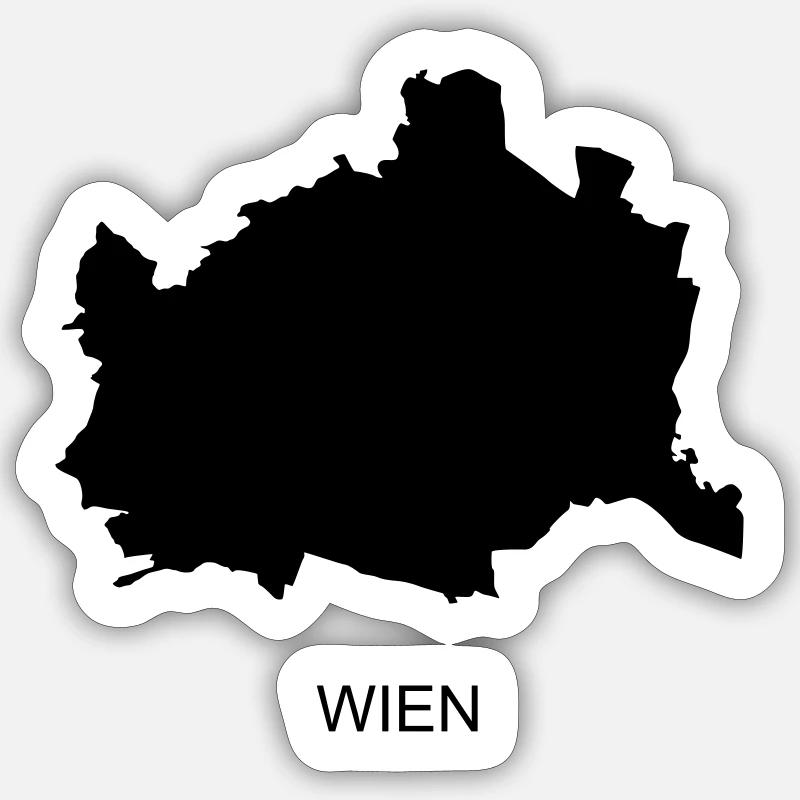 Vienna Sticker size S (10 x 10 cm)
