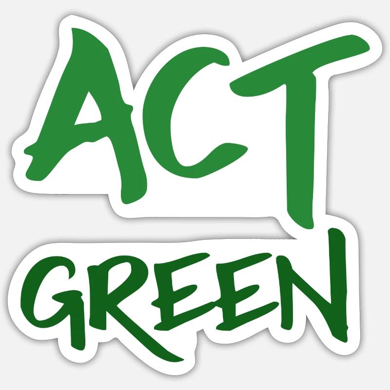 Act Green - Ecology Act Green Sticker size S (10 x 10 cm)