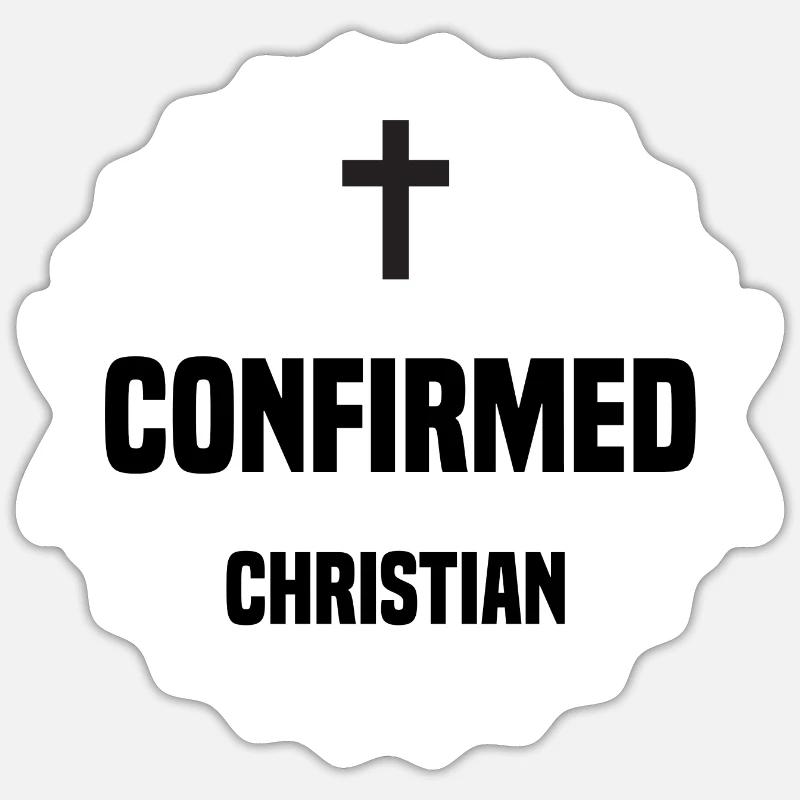 Catholic Confirmation Confirmed Christian Ki Sticker size S (10 x 10 cm)