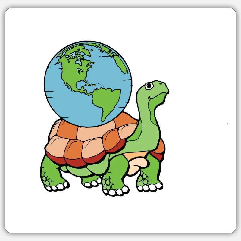 there is no planet b - Sticker taille S (10 x 10 cm) - blanc mat