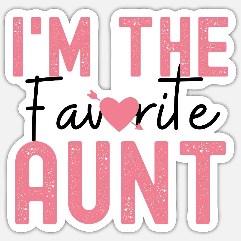 aunt Sticker size S (10 x 10 cm)