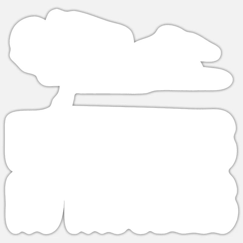 Diving Dive Dive - Sticker size S (10 x 10 cm) - white matte