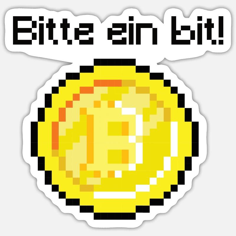 Bitcoin Maximalist (S’il vous plaît un peu!) Sticker taille S (10 x 10 cm)