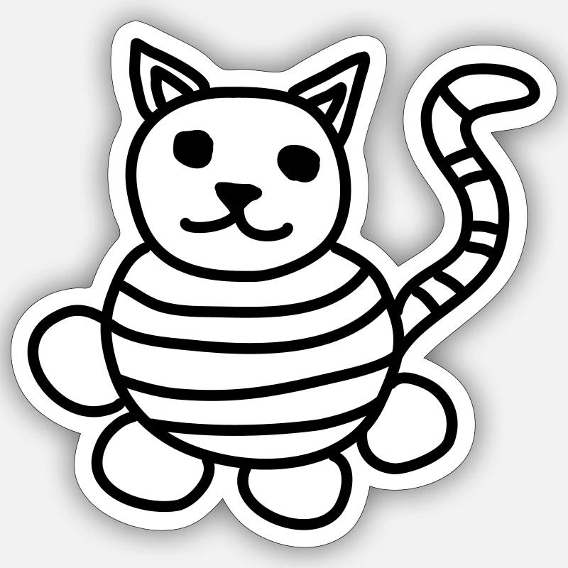 Sticker Größe S (10 x 10 cm) - 