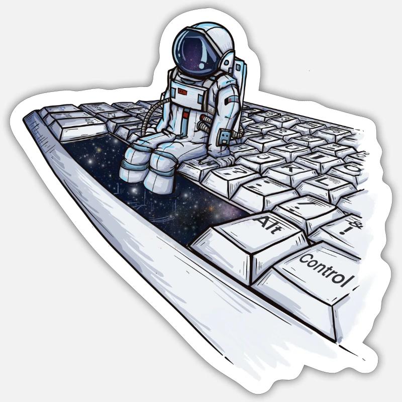 Leertaste Sticker Größe S (10 x 10 cm)