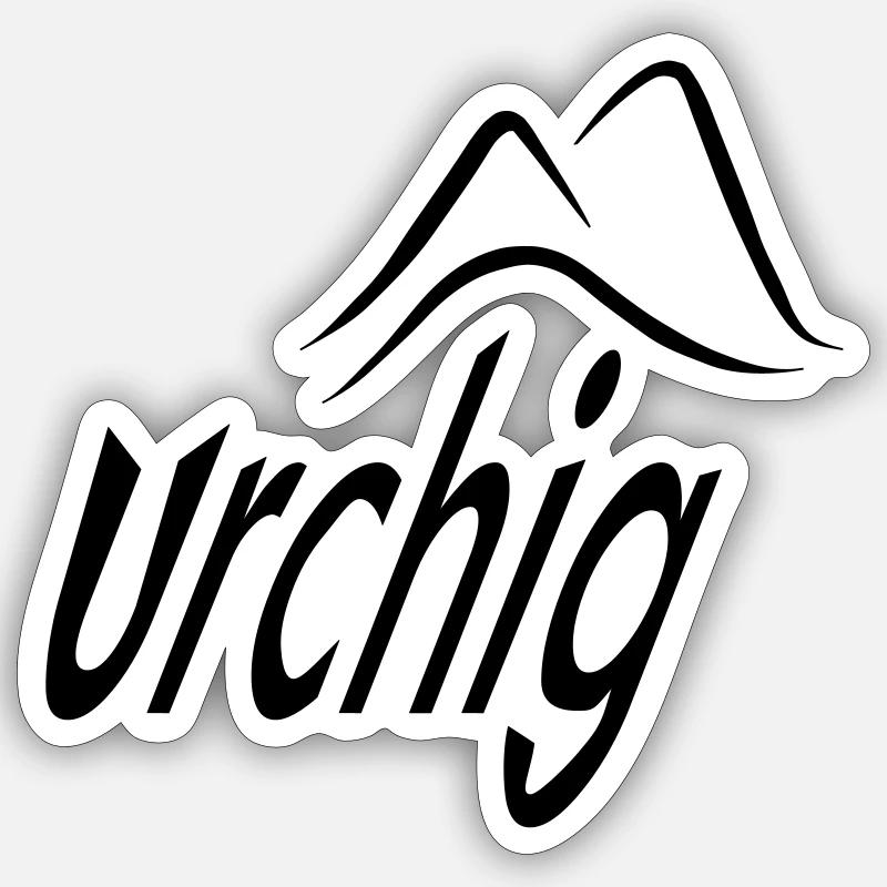 urchig Sticker Größe S (10 x 10 cm)